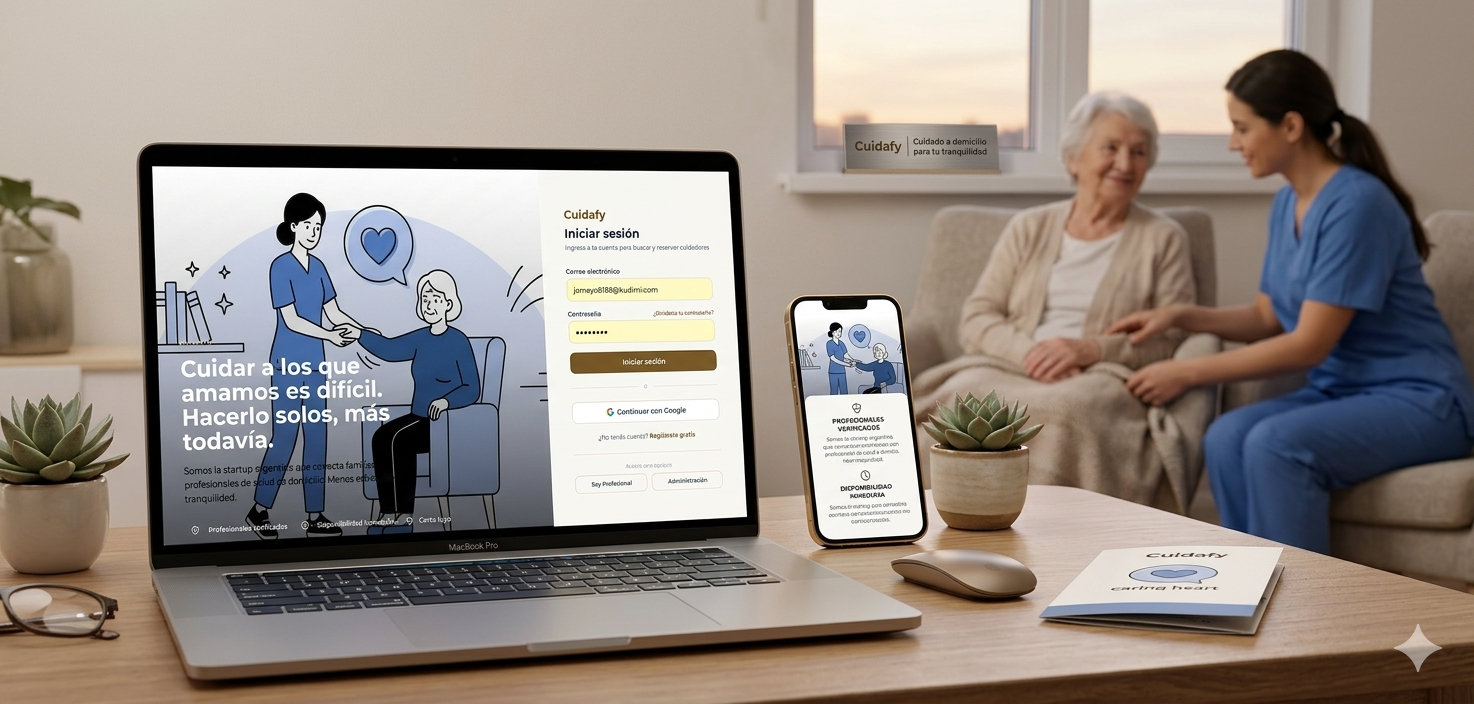 Cuidafy — vista principal