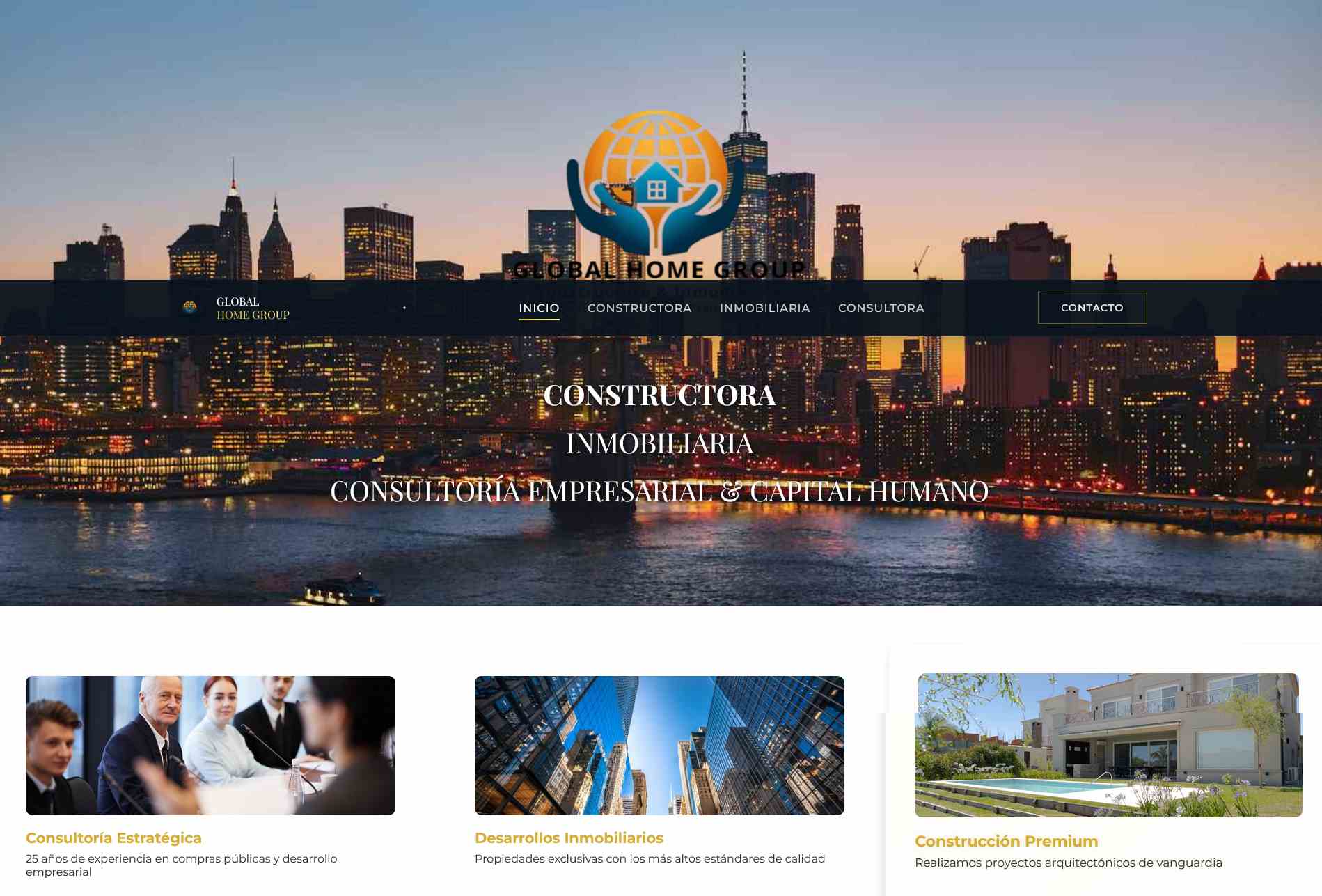 Captura del proyecto: Global Home Group