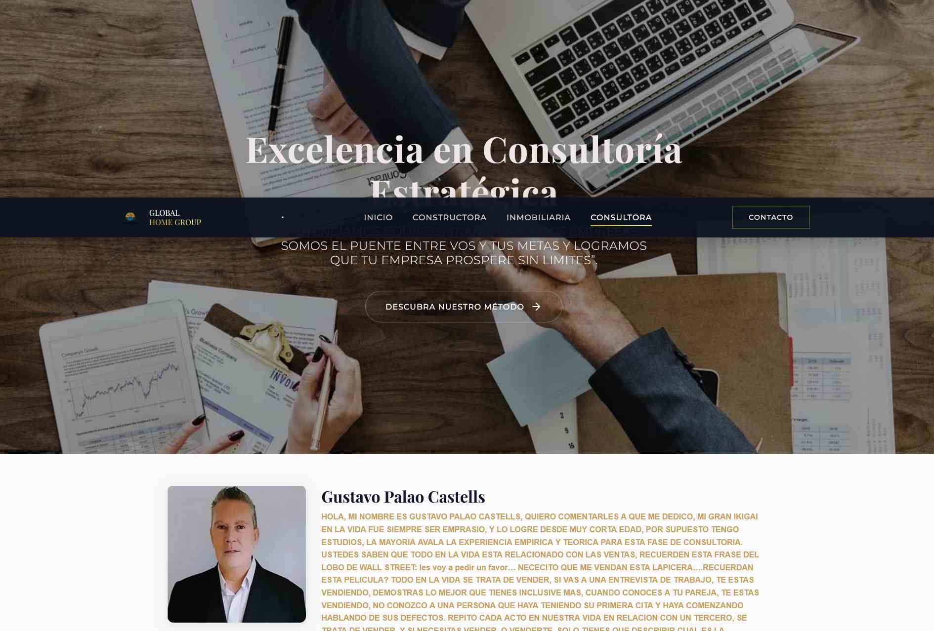 Captura del proyecto: Global Home Group